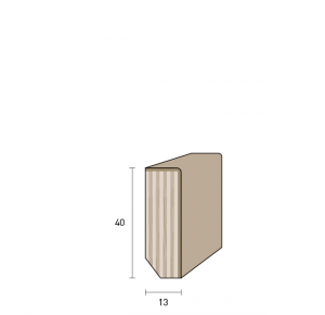 Battiscopa 40x13 Laccato Bianco.png